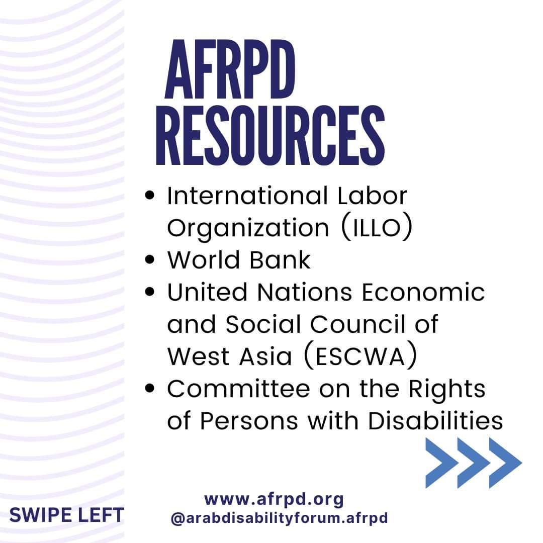 Arab Forum For Persons With Disabilities - AFRPD tweet media