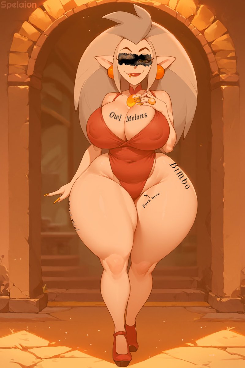 “Dang~ you’ve got spunk~! Come on in~ and welcome to the owl house~”

~Busty Milf of the boiling isles
~Old enough to be your mother
~Fucks anyone for the right amount of snails
~Her curse takes form in “unique” ways 💦 
~Unusually foxy for her age

♡ + ↻

#LewdRP