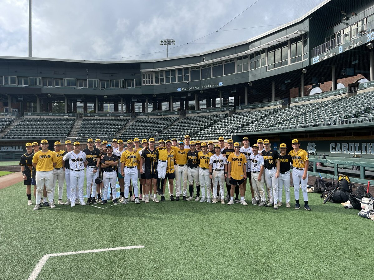 BPA Baseball (@bpatravelball) on Twitter photo Another great stop this summer!
Thanks for having us out to your world-class facilities, <a href="/DiamondHeels/">Carolina Baseball</a> ! 🩵
Finding the right fit for our guys is priority #1 on the #BPACollegeTour !
#BPAWay
#EvoArmy Another great stop this summer!
Thanks for having us out to your world-class facilities, <a href="/DiamondHeels/">Carolina Baseball</a> ! 🩵
Finding the right fit for our guys is priority #1 on the #BPACollegeTour !
#BPAWay
#EvoArmy