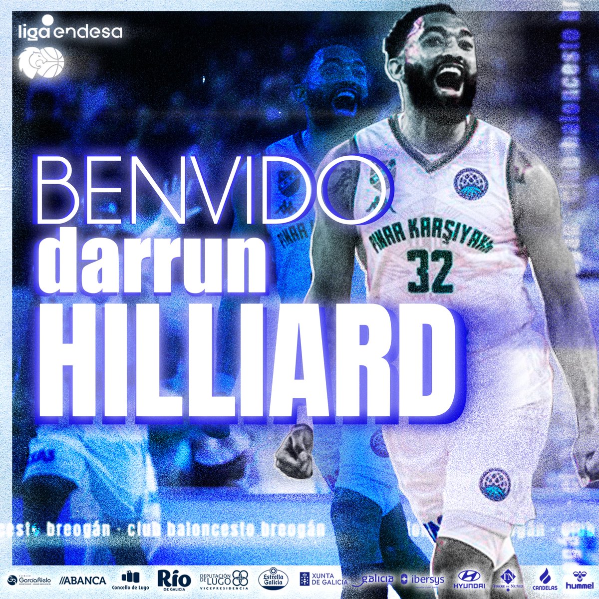 CBBreogan's tweet photo. Darrun Hilliard, calidade, puntos e experiencia para o Río Breogán. Benvido!
https://t.co/xROLQxa6Xw https://t.co/MgNnjKhm41