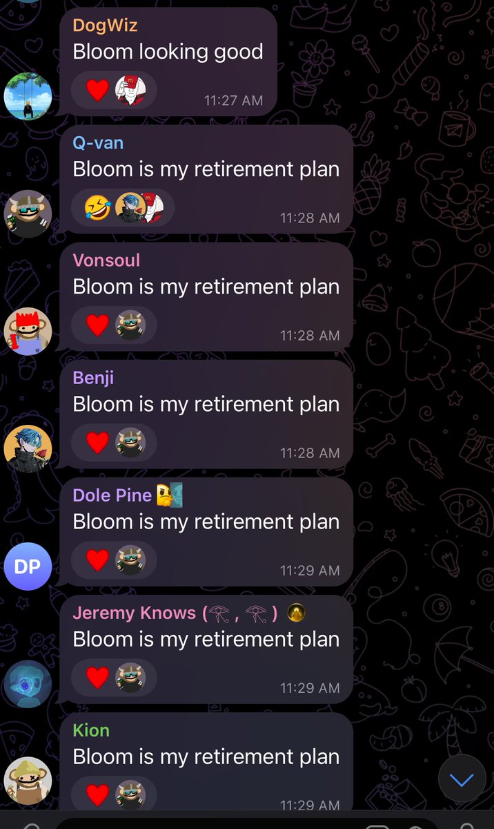 $BLOOM is my retirement plan