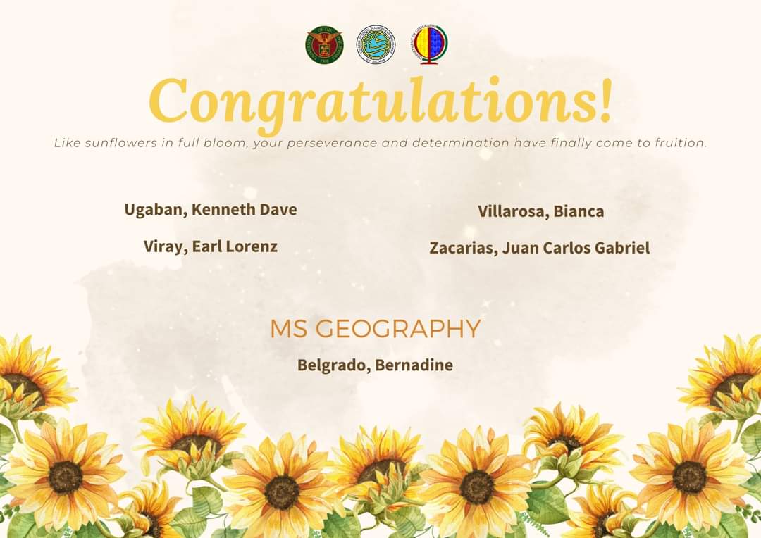 UP Diliman Department of Geography tweet media