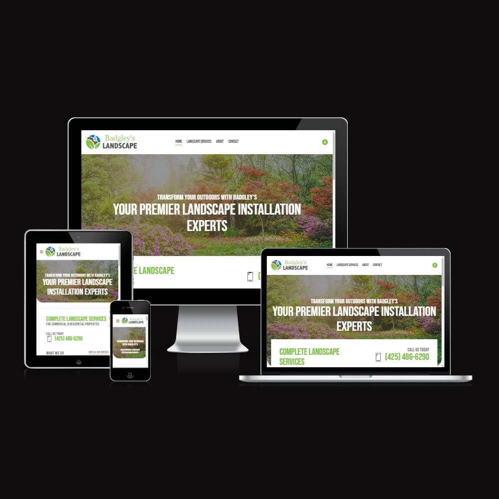 clickmonster's tweet image. Check out the new WordPress website for Badgley's Landscape in Snohomish! bit.ly/3Wnu0Ir #wordpress #seo #snohomish #landscaping