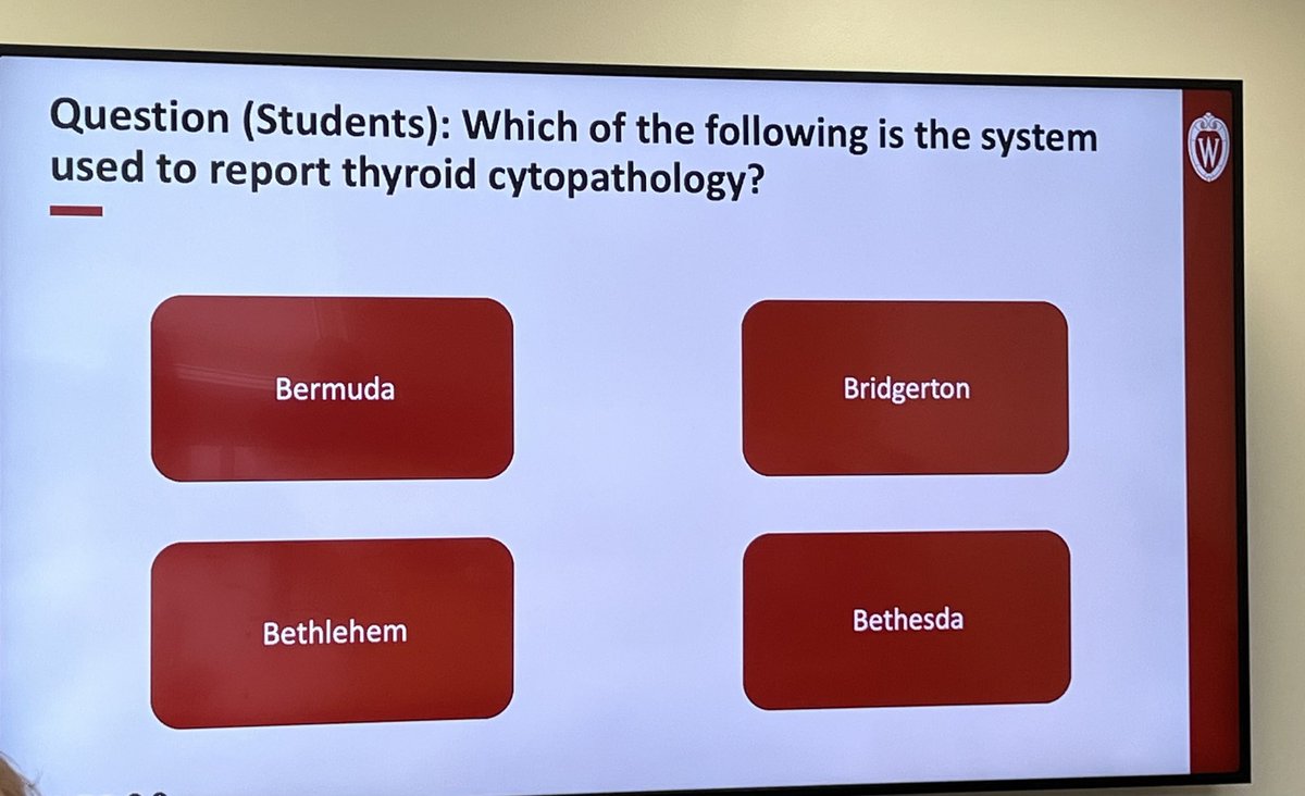 Dearest gentle reader,   

Friday morning teaching conferences are more fun at UW Endocrine Surgery!!!  😎 🐝 🪶 #endocrinesurgery #thyroid #academicsurgery