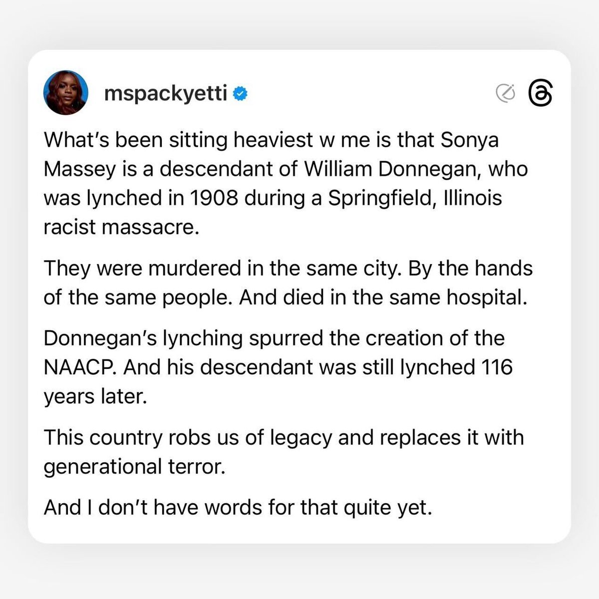 votingwhileblk's tweet image. 🗣️ This week, July 20-26, in the #VotingWhileBlack movement 🗣️   

👉🏾 We demand #JusticeForSonyaMassey. As Black voters, we must ensure our voices are heard and demand reforms that increase police accountability and prevent violence like this from ever happening again.

(1/4)