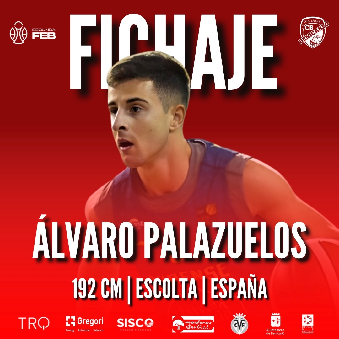 🚨 Mercado #SegundaFEB: Álvaro Palazuelos (<a href="/alvaropala10/">Álvaro Palazuelos</a>), amenaza exterior para el Maderas Sorlí <a href="/CBBenicarlo/">Maderas Sorlí Benicarló</a> 

▶️ Llega desde el <a href="/COBSAD/">Club Ourense Baloncesto</a> de #PrimeraFEB y conoce muy bien la #SegundaFEB

🗓️ 1999 | 📏 1,92 m.
⛹️‍♂️ Escolta | 🌍 Español

📝 Más información ⬇️
feb.es/2024/7/26/balo…