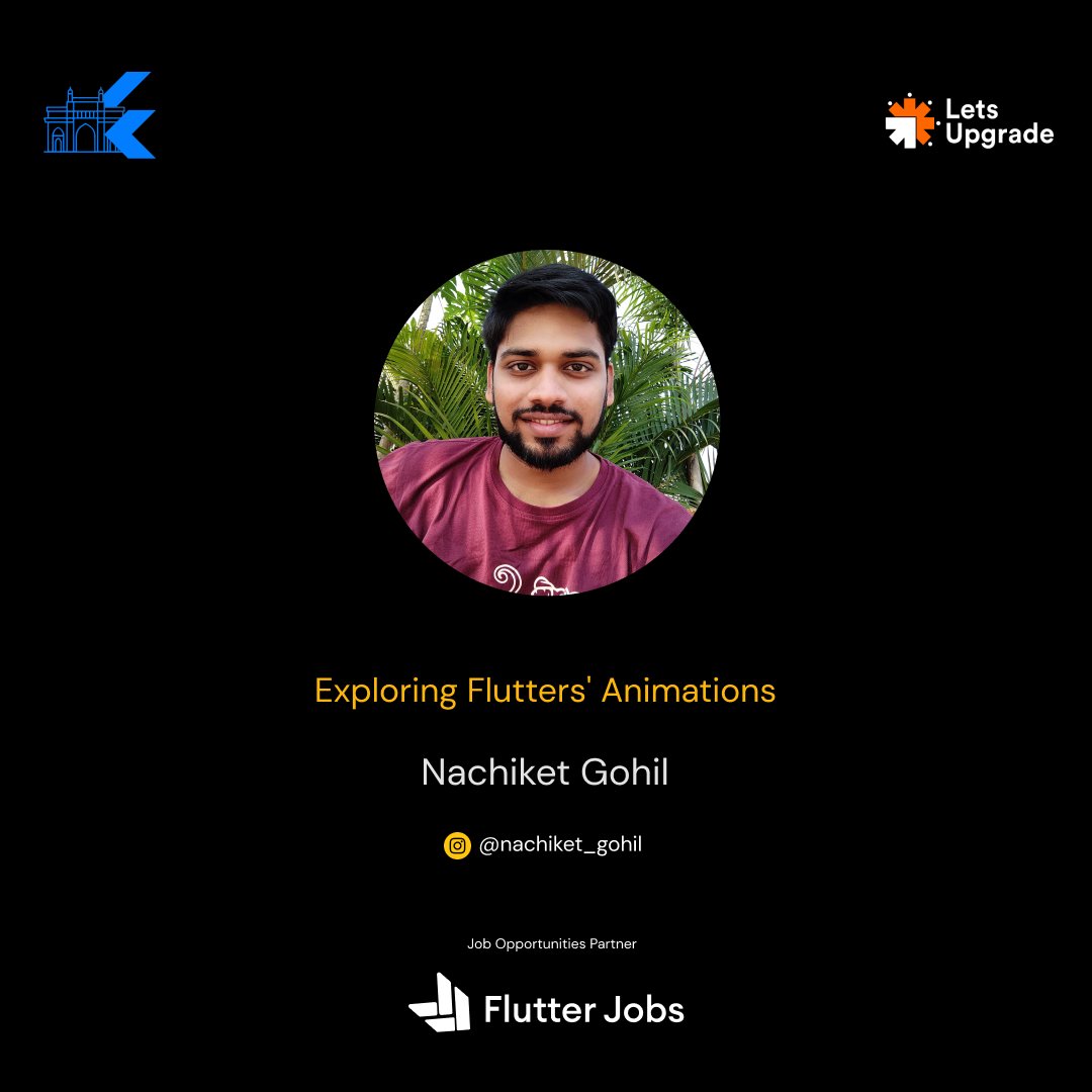 🎤 Speaker Alert! 🎤

Catch Nachiket Gohil exploring Flutter Animations! Learn how to create stunning animations to make your Flutter apps stand out! 🎨✨

#FlutterSparks #FlutterMumbai #TechTalks #FlutterCommunity