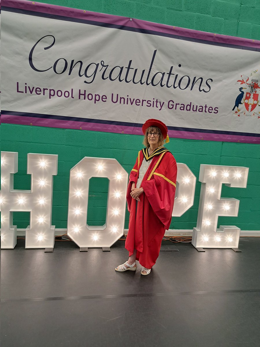 Very proud to graduate yesterday! Thanks to all who supported me! <a href="/LiverpoolHopeUK/">Liverpool Hope University</a> <a href="/Newman_Uni/">Birmingham Newman University</a> <a href="/JDpeters63/">John Peters</a> <a href="/jodycrutchley/">Dr Jody Crutchley</a> <a href="/PhDVoice/">PhD Voice - Independently Run</a>