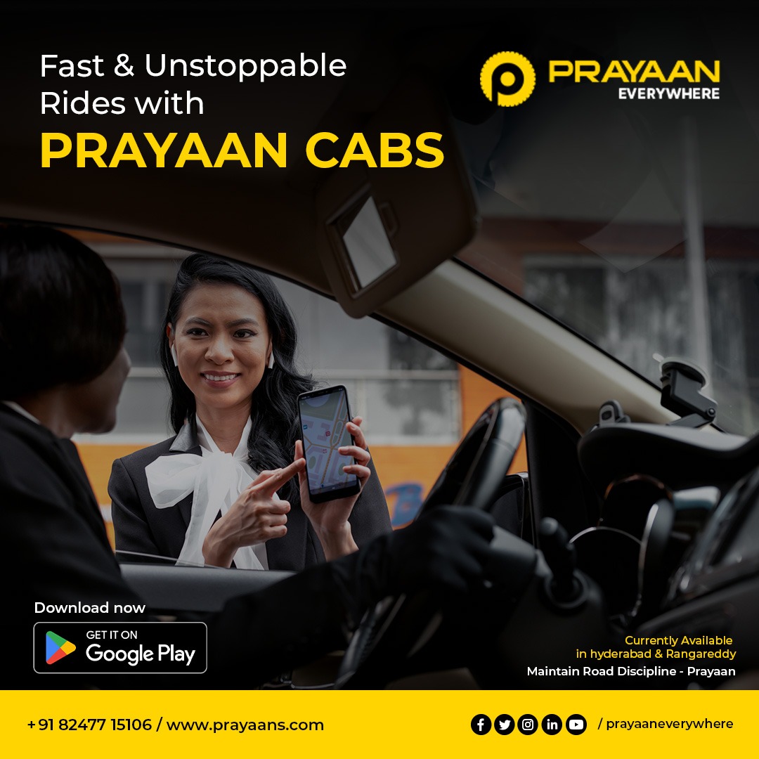 prayaanprayaan's tweet photo. Fast &amp; unstoppable rides with Prayaan Cabs! Get to your destination quickly and comfortably. Download our app today!

📲 Download Now!
https://t.co/Of2Zg6DPiC

#PrayaanEverywhere #FastRides #PrayaanCabs #Hyderabad #Rangareddy #TravelSmart #BookNow #Travel https://t.co/PEM9AYa8Om