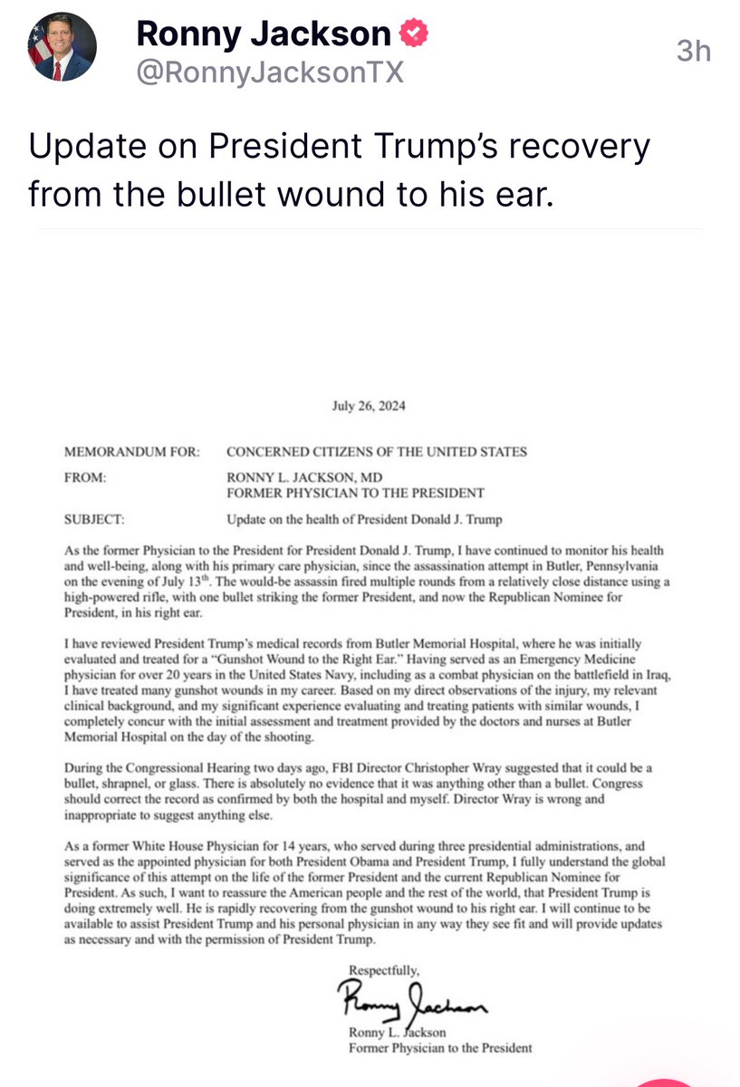 Commentary Donald J. Trump Posts From Truth Social tweet media