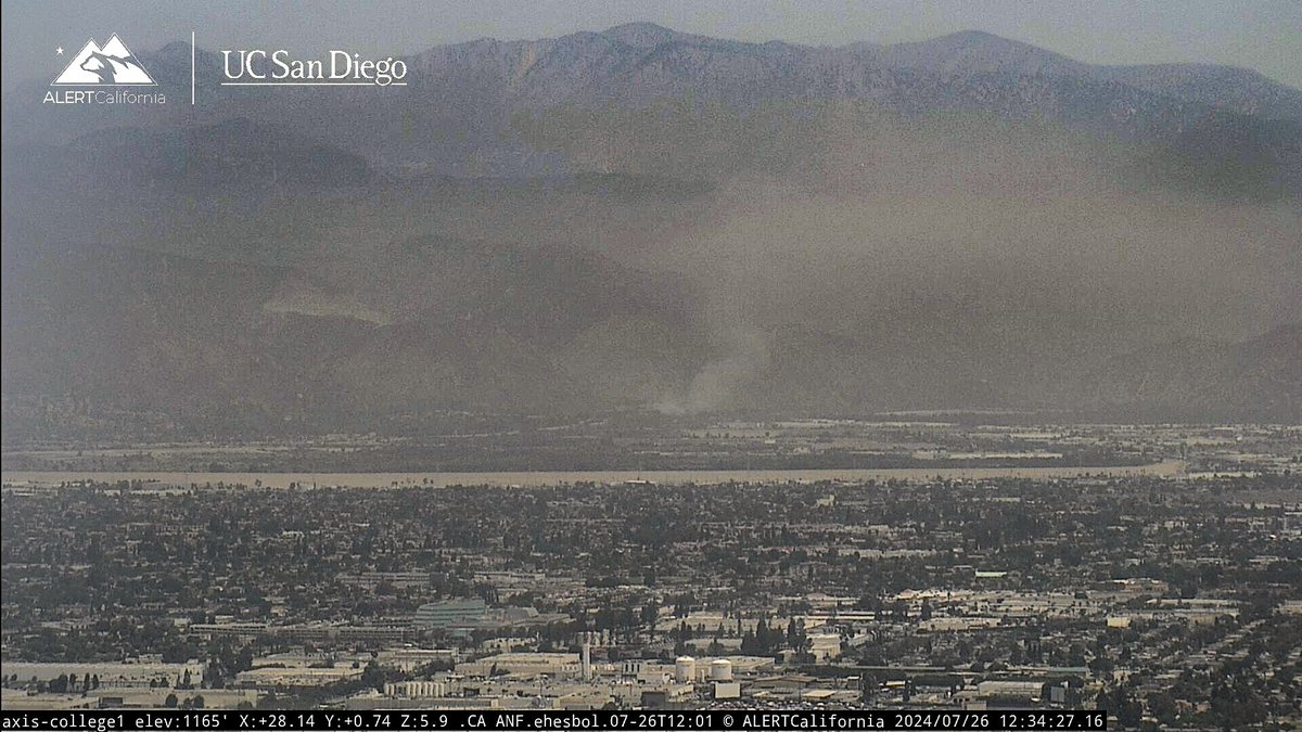 engineco16's tweet image. No mistaken this sound. T-72 returning from the #VictoriaFire now enroute the #FishFire #SanGabrielCanyon