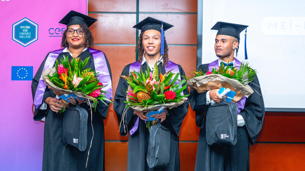 EGC972's tweet photo. Remise des diplômes pour la promotion 2024 de l'#EGC #Martinique. https://t.co/bCc6HvgS5u