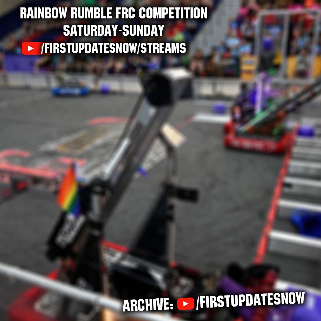 CRESCENDO competition concludes this weekend with Rainbow Rumble streaming at youtube.com/firstupdatesno…