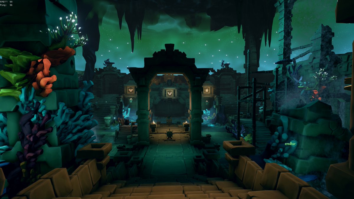 Look at that beastie!
But also..... look at these gorgeous environments that have been created, giving each region a unique and distinctive style, something #Rare have always been so good at, wonderful to see and experience these locations🧡
#SeaOfThieves