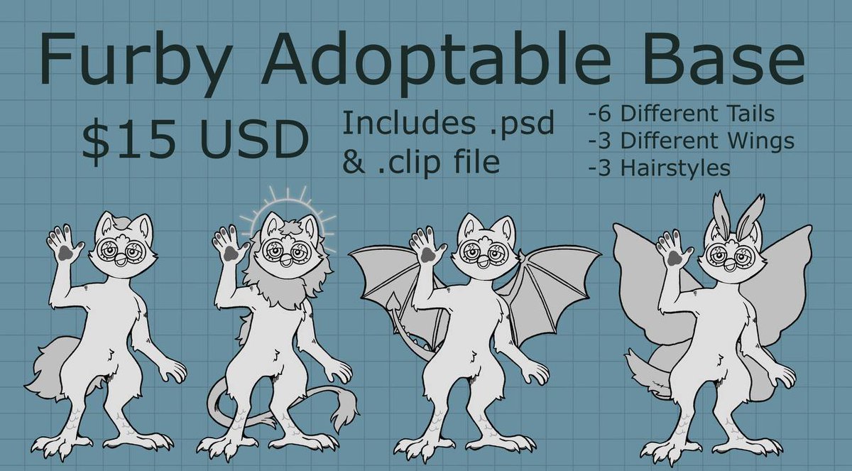 galestormKitsun's tweet photo. I made a new Furby adoptable base that can be purchased in my ko-fi shop! As always 🔄 are appreciated #kofi #adoptablebase #furby
https://t.co/L2sarEmhg3 https://t.co/t6v54U7t1e