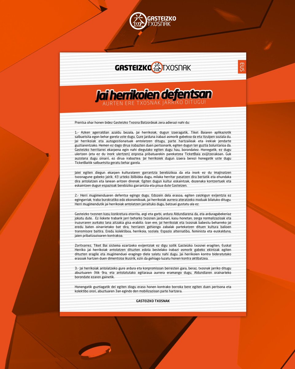 Gasteizko Txosnak tweet media