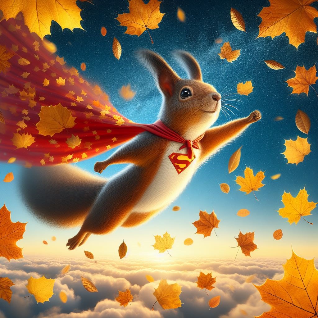 TheGeekSquirrel's tweet photo. Super squirrel te desea un feliz viernes! https://t.co/YyV985KE3Z