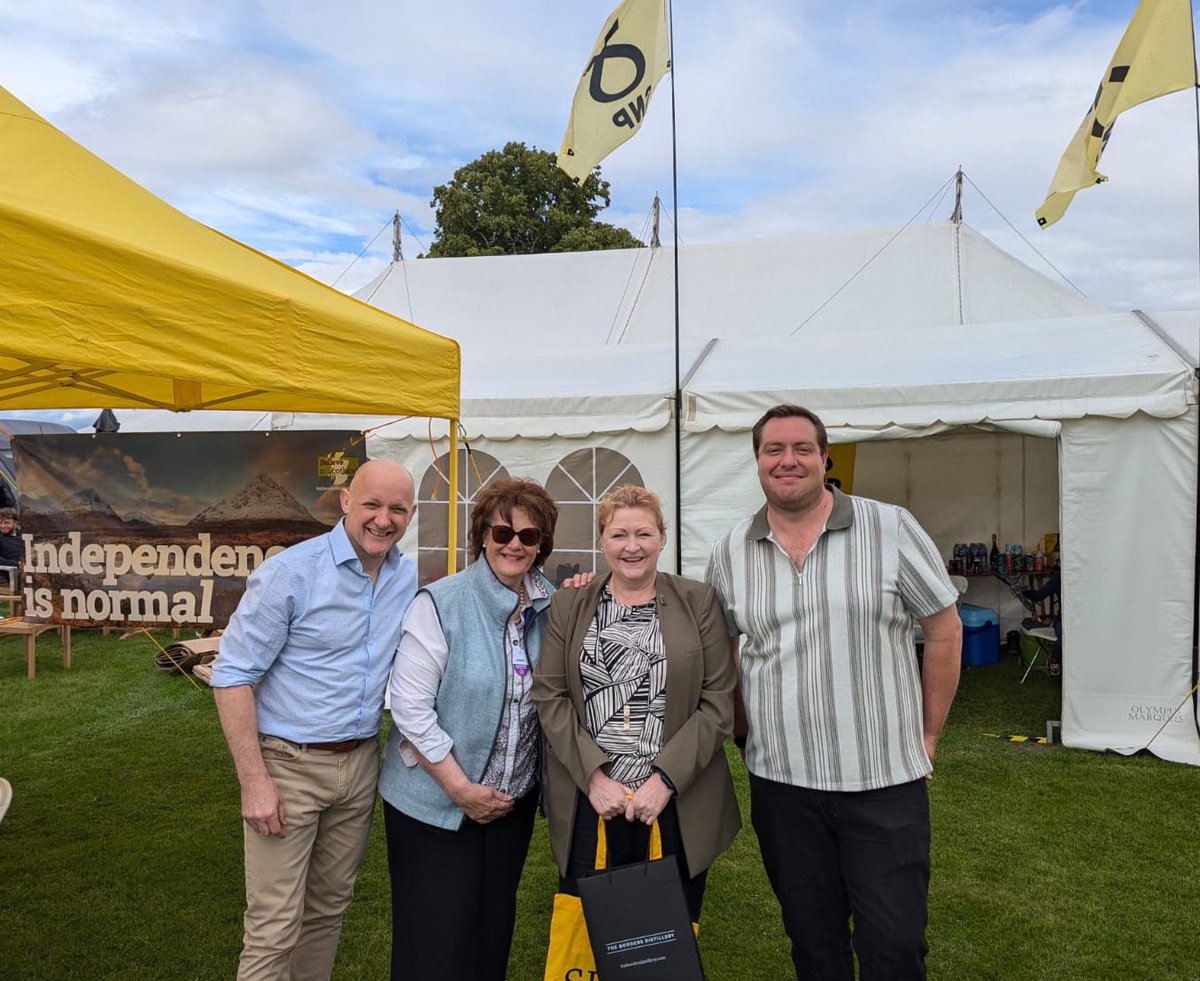 holyroodhound's tweet photo. Brilliant catch up today with @CalumRKerr, Emma Harper MSP &amp; @DavidWilsonSNP at the Border Union Show #BorderUnionShow https://t.co/48WLmrFuKj