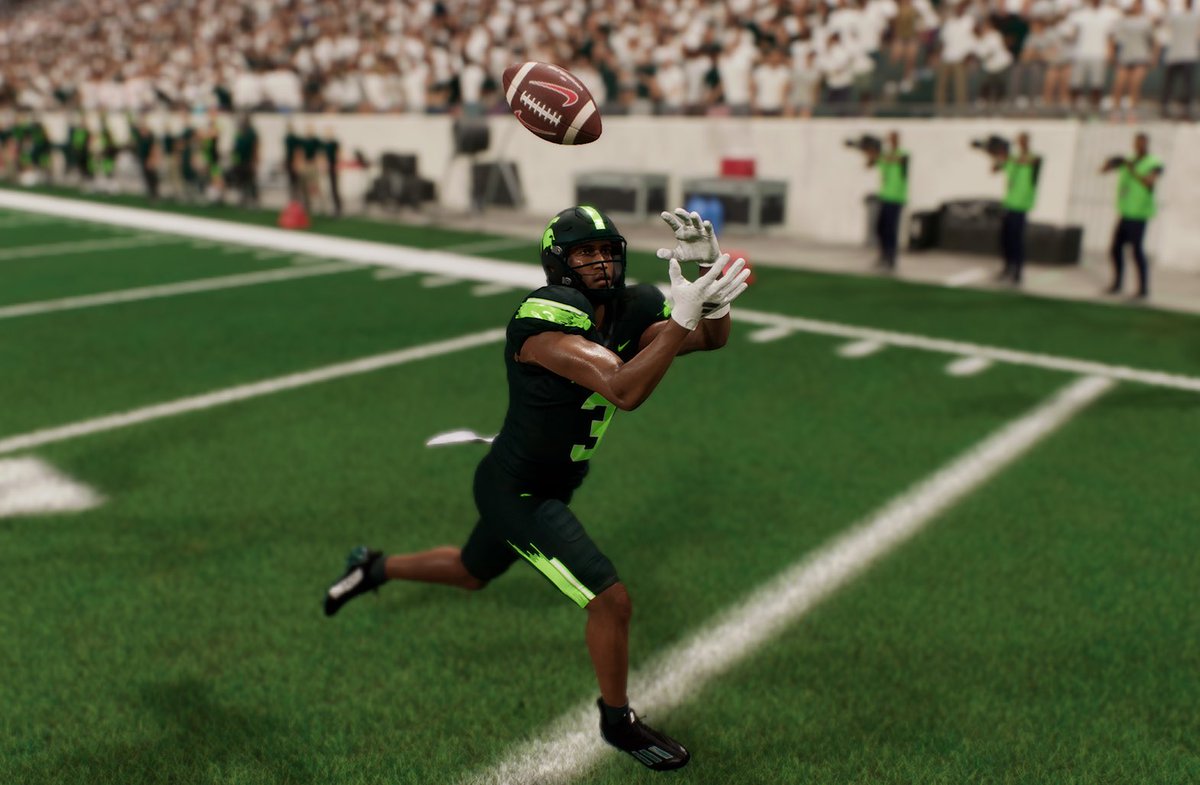 ABreedz's tweet photo. We’re in the game! 

You can download my MSU uniforms by searching ZVKO WW in Create and Share.

Retweet to help a Spartan and tag me when you hoist the CFP trophy in one of these! https://t.co/55Us803W76