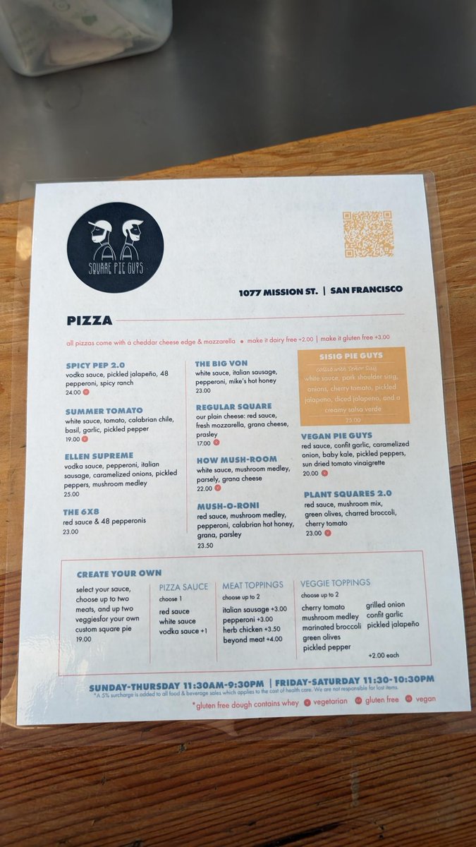 🌟 We just got a 5-star review from Barbara Cady! 🌟 Super friendly, clean, and attentive service. DELICIOUS gluten and dairy-free deep dish pizza and salad. Huge servings, perfect for leftovers!