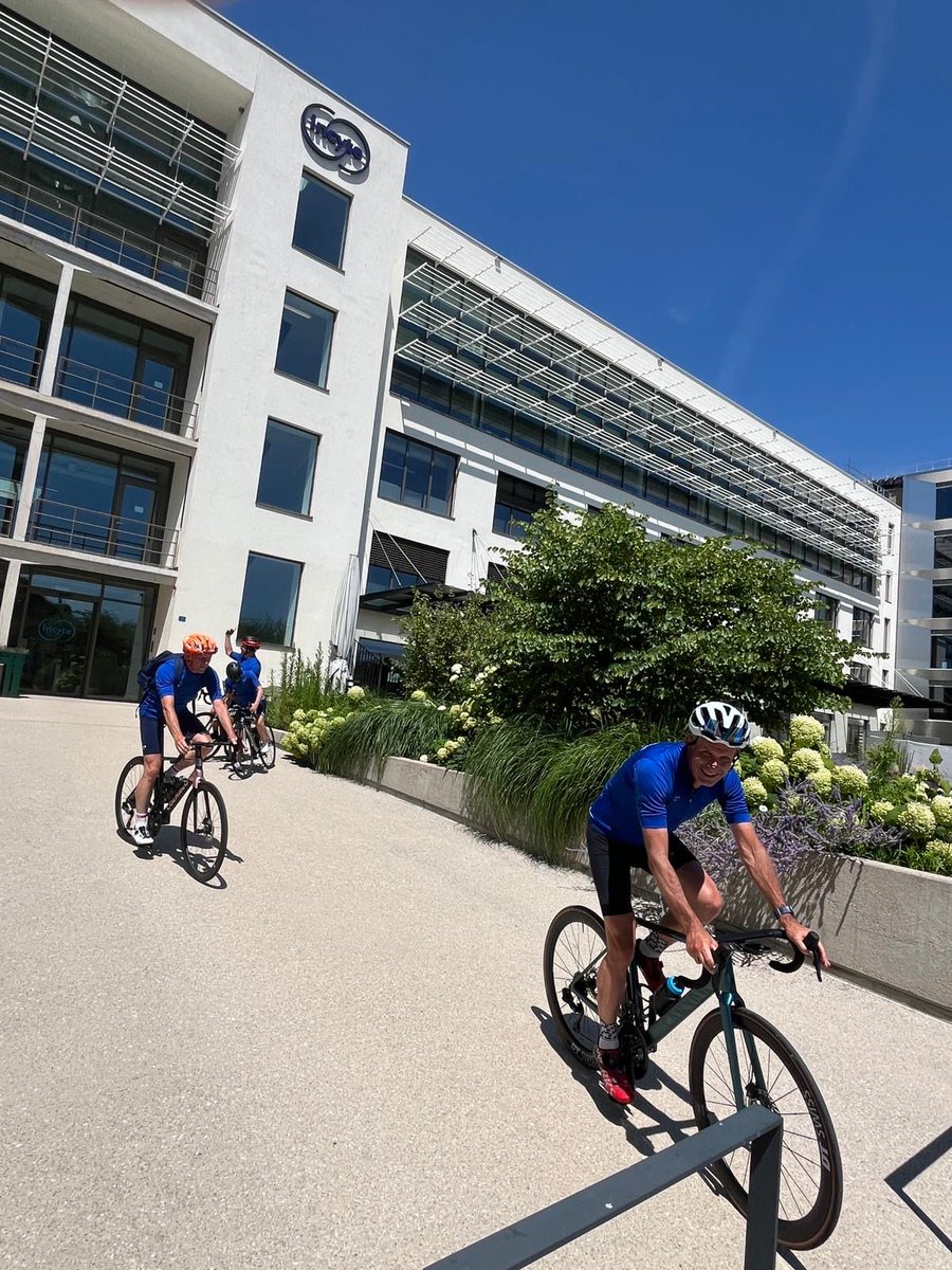 icmlf's tweet photo. 🚴‍♂️ Ride for a Cure - Day 1 🚴‍♂️

The adventure has begun! Team @incyte kicked off their incredible 710km cycle through the stunning Alps today, cheered on by a crowd of colleagues.

It’s not too late to show your support! Sponsor the team at https://t.co/O365b8zz6D. 🌟 https://t.co/ZjlJRl0Gri