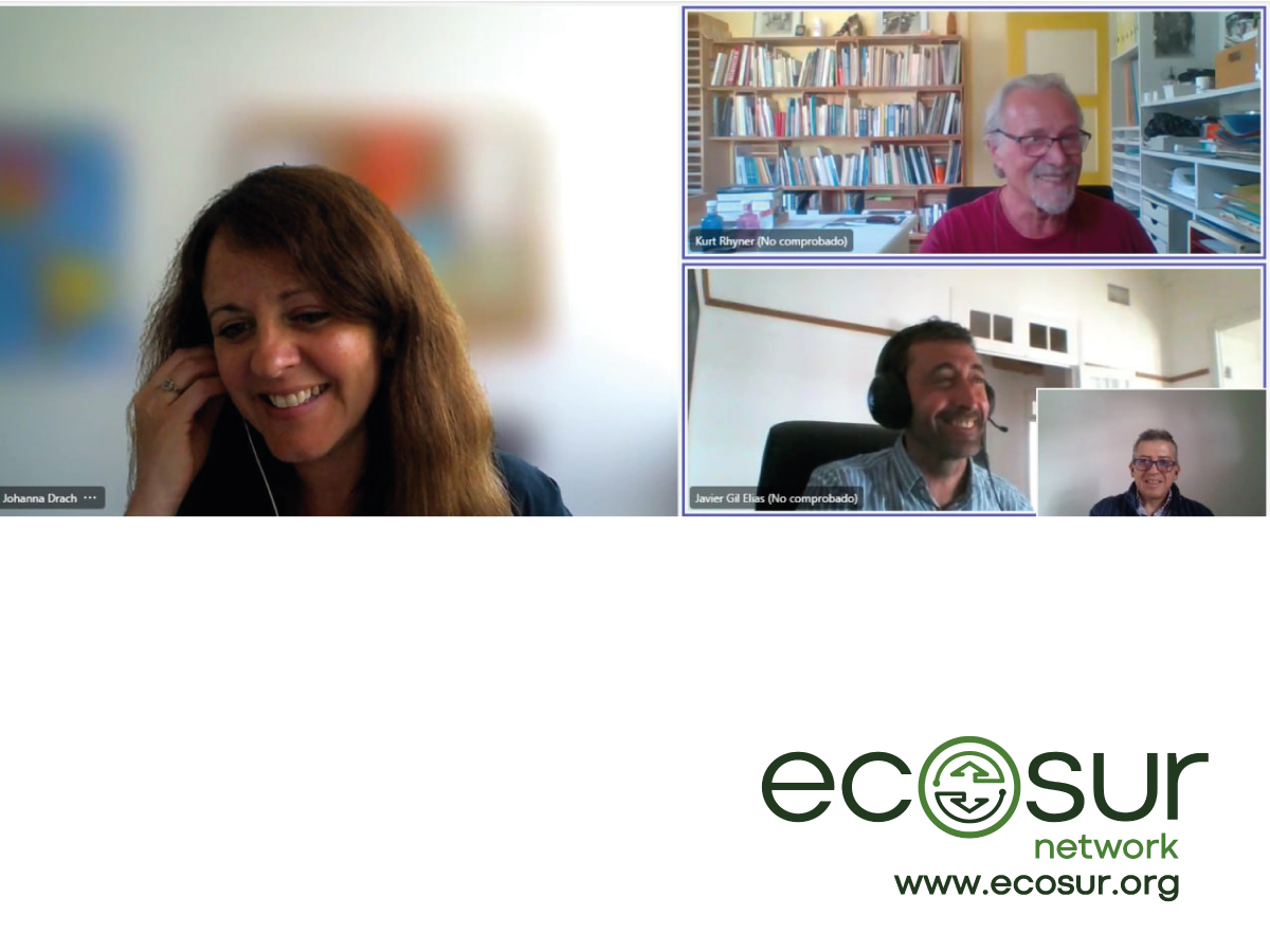 El trabajo en equipo más va más allá de ser un concepto, es una habilidad en donde se comparte conocimientos, lo cual lleva a una mayor productividad. La Red Ecosur en conjunto con DESWOS e. V. se reunen virtualmente avanzar en nuevas ideas y proyectos.