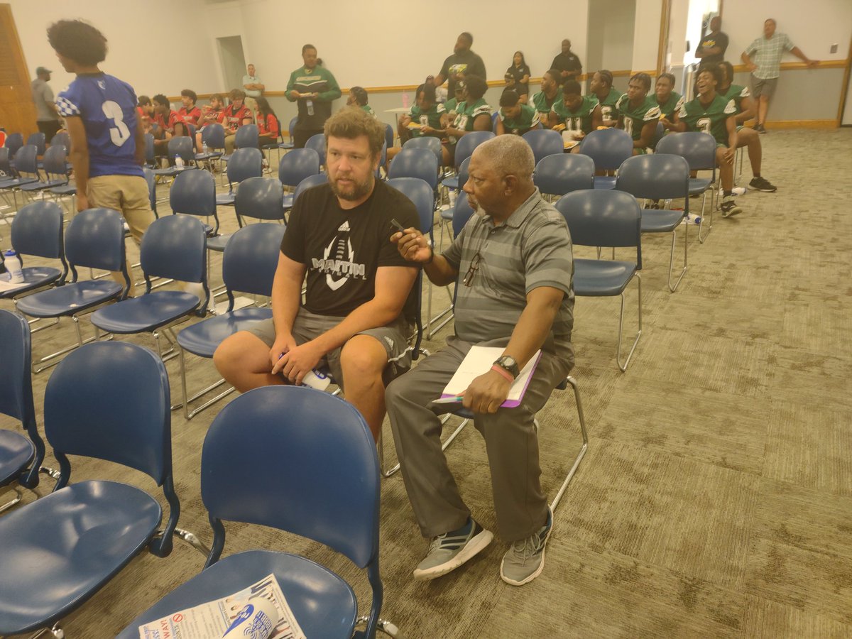 Asim McGill (@asim_mcgill) on Twitter photo <a href="/MarCoFB252/">MarCoFootball252</a> and a few of the guys at media day on the campus of <a href="/ECSU/">Elizabeth City State University</a> this morning <a href="/MarCoFB252/">MarCoFootball252</a> and a few of the guys at media day on the campus of <a href="/ECSU/">Elizabeth City State University</a> this morning