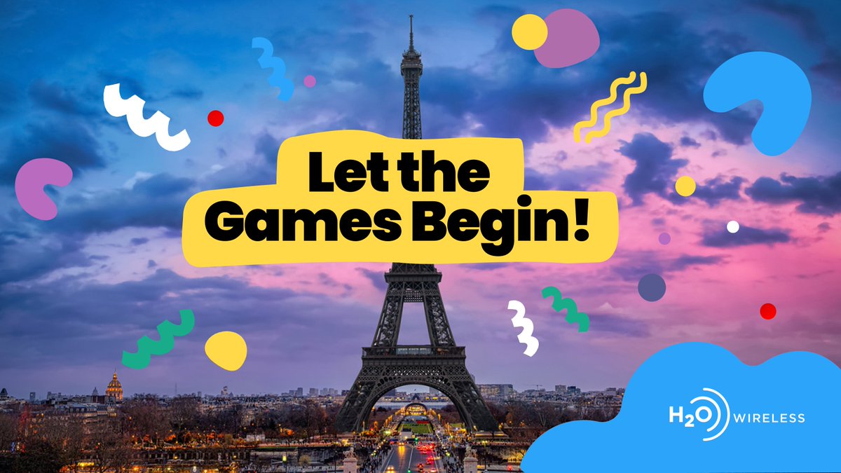 H2OWireless's tweet image. Don’t miss a single moment of the Olympic games, watching your favorite athletes compete on your H2O Wireless data plan! At half the price of Big Wireless, you’ll feel like YOU’VE won the gold medal. 🏆

#H2OWireless #Olympics #Olympics2024