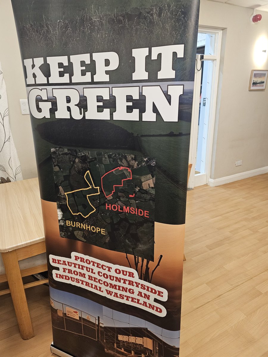 cbnorthdurham's tweet image. Proud to be part of the #KeepItGreen protest at the Venue in Stanley. 

We say no to Ampyr and their solar farms

We say no to ripping up our countryside with no benefit to the community.

There are plenty of places for renewable energy without ruining our cherished green places.