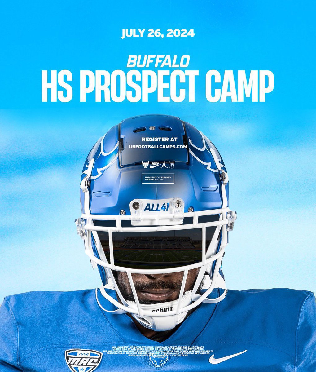 Glad to say that'll be at the buffalo football camp today!! <a href="/PMenhard/">Pascal Foccroulle-Ménard</a> <a href="/UBFootball/">UB Football</a>