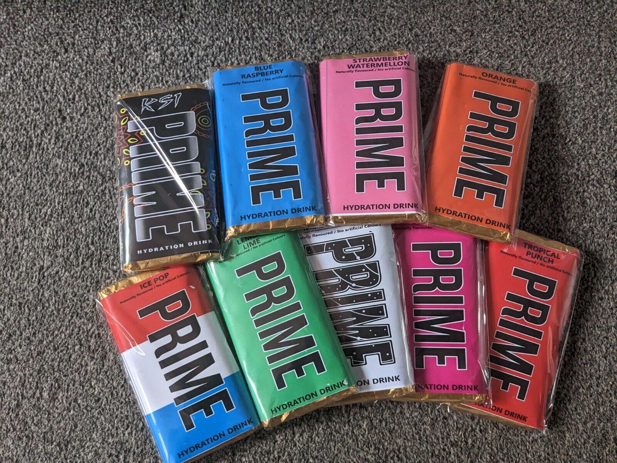 selling limited edition prime chocolate at coe for the price of £50 each hit my line