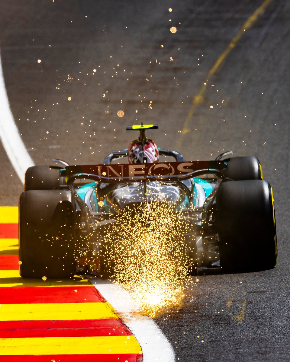 MercedesAMGF1's tweet photo. Sparks Fly (Spa's Version) ✨ https://t.co/jkekFVmuKQ