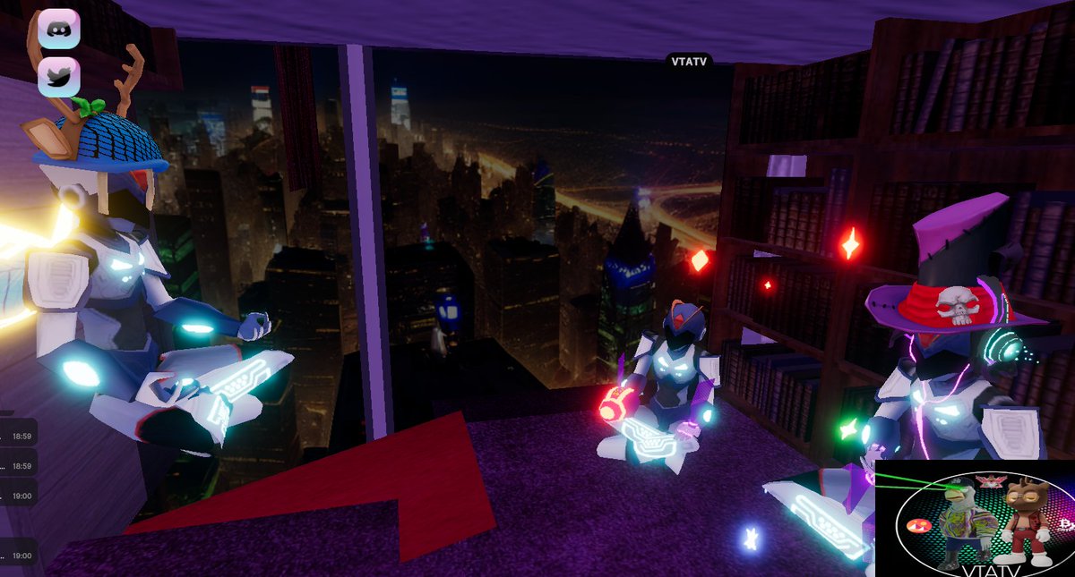LaurenceUrbani2's tweet photo. Thanks for the skin and the improvised latino party. And I got into the secret room with a few others!  @vtatveth @bitfiendd @SkatLionrock @atrovenado @atrovenada @decentraland @residence_meta @DCL_Brasil https://t.co/gBItcEz2pB