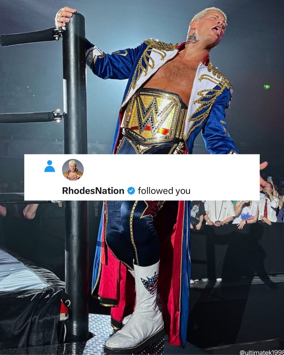 #Smackdown FOLLOW TRAIN

- Like and RT this tweet

- Reply IFB with your favorite Smackdown Superstar

- Follow me <a href="/rhodesnation/">RhodesNation</a> and follow everyone who likes your tweet

Let’s all grow together💯

#SmackDown