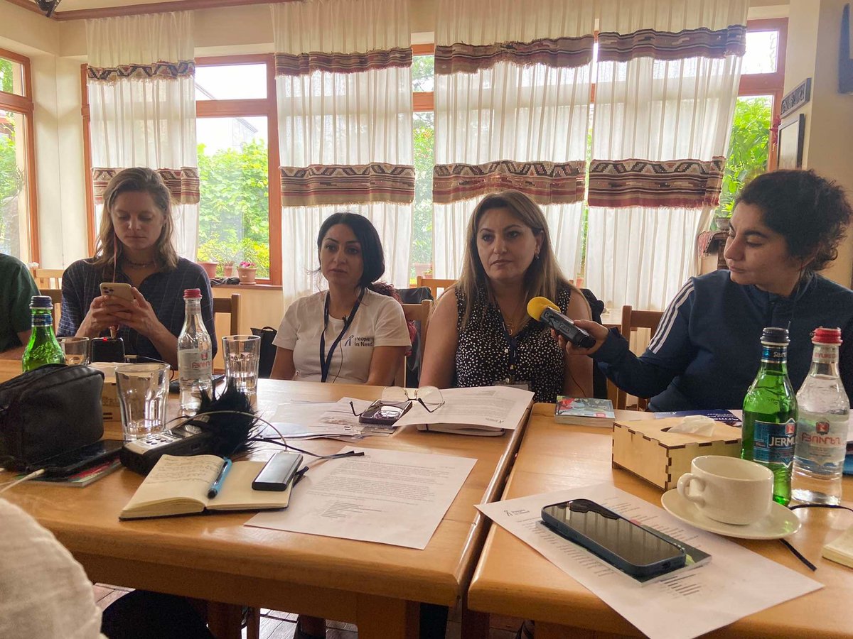 people_in_need's tweet photo. 👏Today, our colleagues at @PIN_Armenia were delighted to host a journalistic delegation from #Germany. They discussed our work in the country, how we, as humanitarians cope, and even how the security situation negatively impacts our tourism development projects. https://t.co/NPISWB0vBV