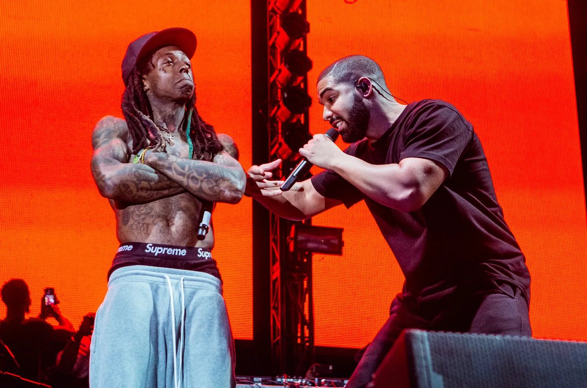 DailyRapFacts's tweet photo. Fans think Lil Wayne dissed Drake on “Saturday Mornings” with Cordae 👀

IT FIT ME LIKE A GLOVE. OJ HAND.
I'MA NEED A LITTLE LOVE FROM
YOUR HATING A*S. NEED LESS YES-MEN AND MORE AMENS. I'MA NEED MORE REAL PRAYERS AND LESS PRAYING HANDS.

I'MA GOAT. N**GA YOU A SACRIFICIAL LAMB. YOU A TEDDY BEAR, N**GA,
A TEDDY GRAHAM.