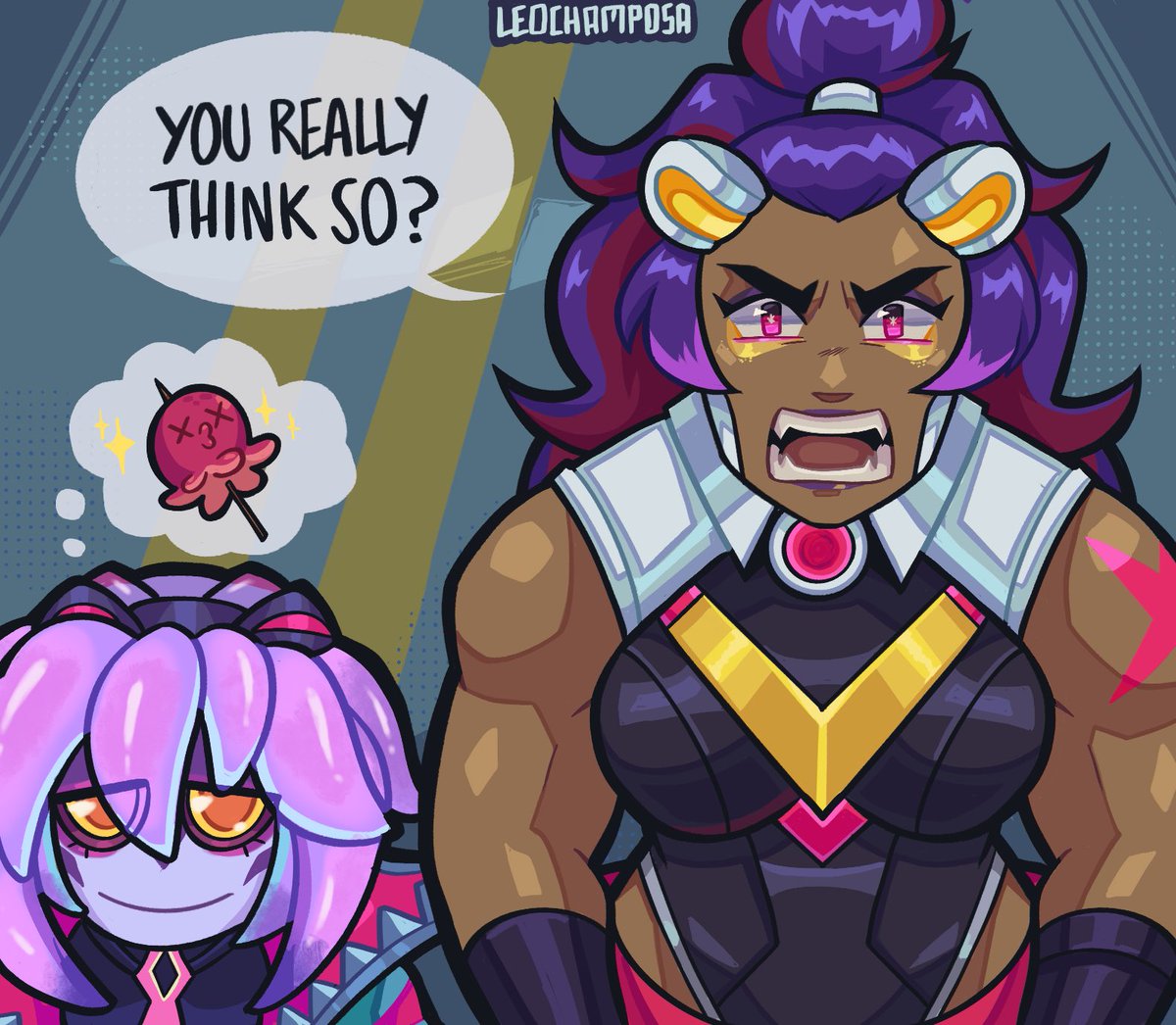 leochamposa's tweet photo. Take that Aatrox 👺

#LeagueOfLegends #creadoresdelollatam #animasquad https://t.co/41IFHzzKme
