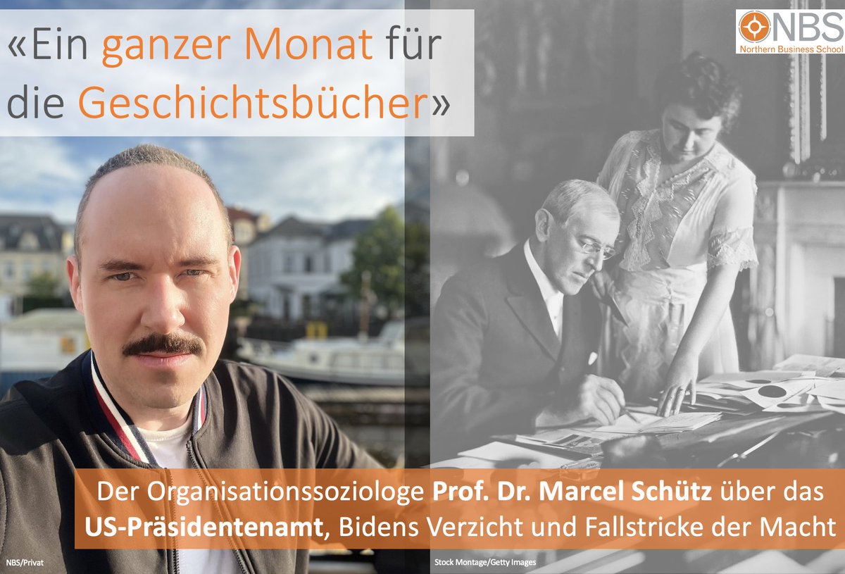 Northern Business School Hamburg (@nbshochschule) on Twitter photo Mit einer Serie spektakulärer Ereignisse ist der #US-#Wahlkampf in vollem Gange. Wie werden #Präsidentschaft und Macht gesellschaftlich betrachtet? Ein Gespräch mit dem Organisationssoziologen <a href="/schuetz_marcel/">Marcel Schütz</a> über Amt, Autorität, Alter und: Vorgeschichten. nbs.de/die-nbs/aktuel… Mit einer Serie spektakulärer Ereignisse ist der #US-#Wahlkampf in vollem Gange. Wie werden #Präsidentschaft und Macht gesellschaftlich betrachtet? Ein Gespräch mit dem Organisationssoziologen <a href="/schuetz_marcel/">Marcel Schütz</a> über Amt, Autorität, Alter und: Vorgeschichten. nbs.de/die-nbs/aktuel…