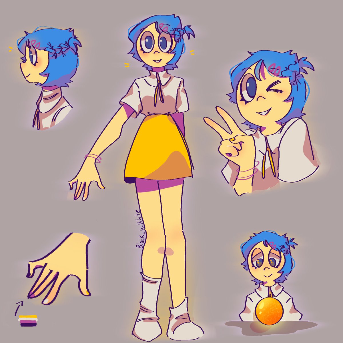 This is Joy living in my mind (cringe 👹👹) cute, I know

#Insideout2 #joy #InsideOut2fanart