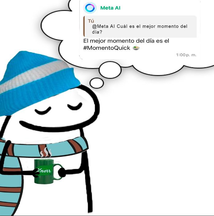 POV: Terminás la semana aceptando el consejo de la IA de WhatsApp 🍲😉