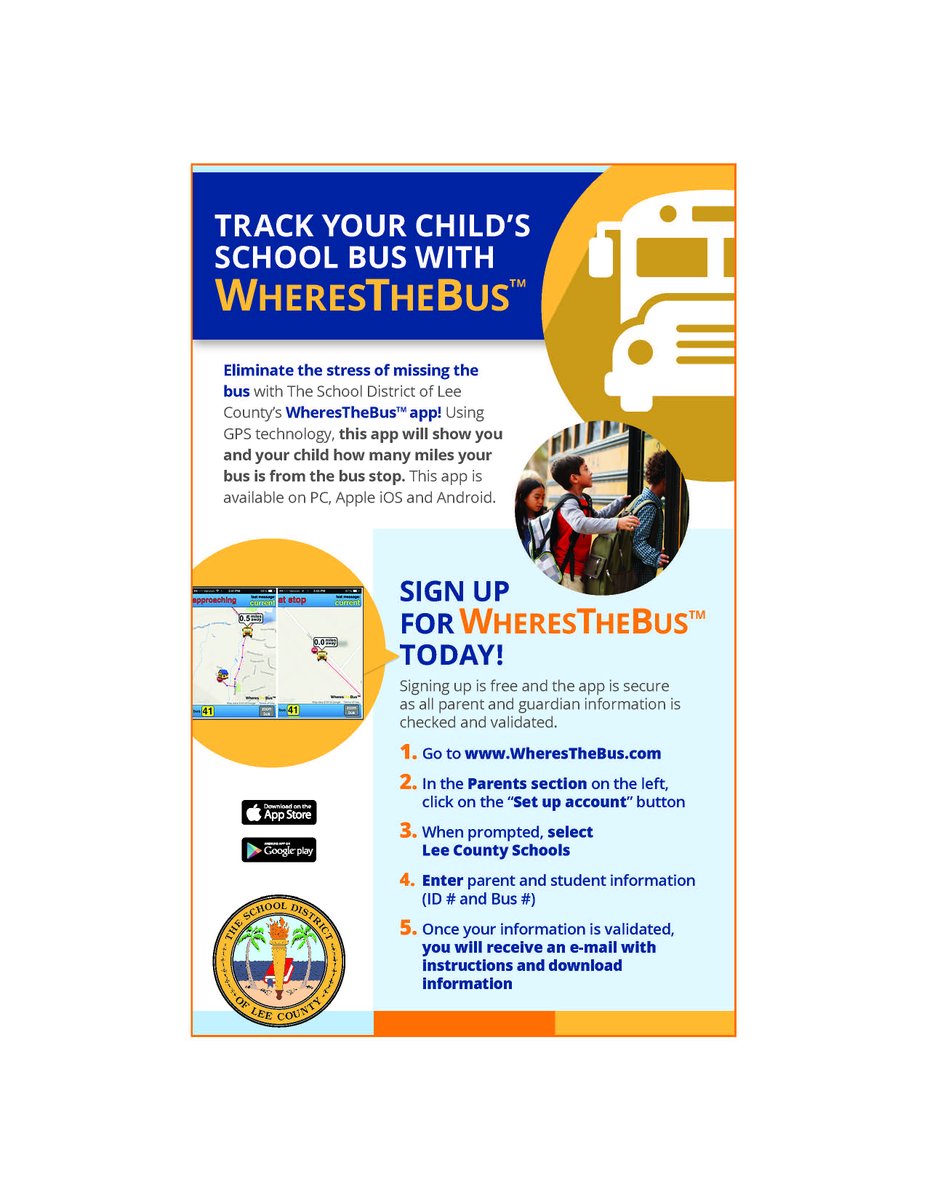 Locate Your Child's Bus With WheresTheBus!