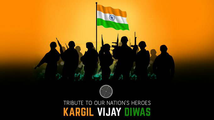I Salute the Heroes of the Kargil War and Operation Vijay on its 26th Anniversary. I Pay Homage to our Brave Martyrs for their Supreme Sacrifice. 

"WE CAN NEVER REPLACE THEM.
    WE CAN NEVER REPAY THEM.
BUT WE CAN ALWAYS REMEMBER."

#KargilVijayDiwas