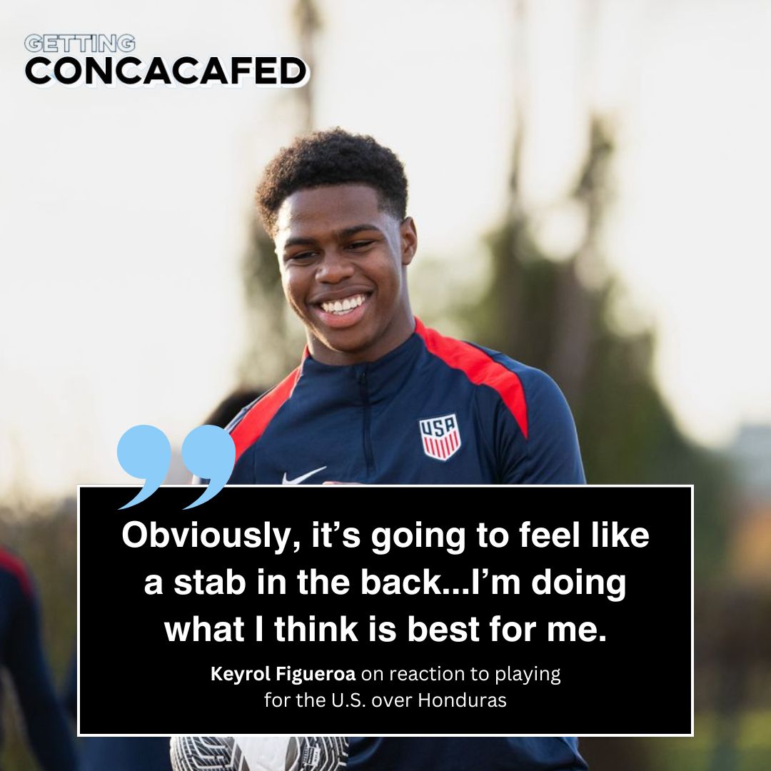 The son of a Honduras legend, Keyrol Figueroa has followed in Maynor's footsteps - but with a twist.

With Keyrol with the U-20s, we spoke about Maynor's influence on his life &amp; game, choosing the #USMNT over Honduras &amp; what's next with the US &amp; Liverpool
getconcacafed.substack.com/p/keyrol-figue…
