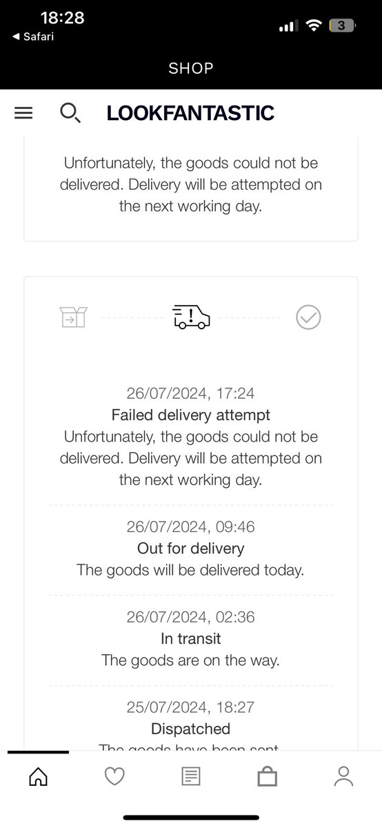 MichelleMildon's tweet photo. @Evri__Desk how on earth is it that every parcel I receive says failed delivery attempt, when I am sat by the front door, and no sign of delivery or a card through the door https://t.co/yvAjrUiYD1