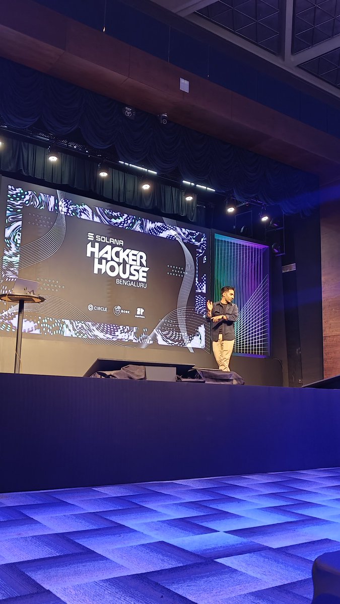 Attended the <a href="/hackerhouses/">Solana APEX and Global Community Events</a> today in Bengaluru. 
Thanks <a href="/kashdhanda/">Kash (🐱, 🐐)</a> for the motivating session :) 

p.s. nice pose.