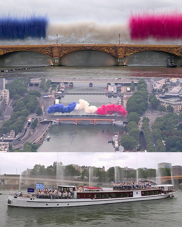 NBCOlympics's tweet image. The Opening Ceremony is underway live now from the River Seine! 🇫🇷

📺 #ParisOlympics Opening Ceremony on NBC and Peacock