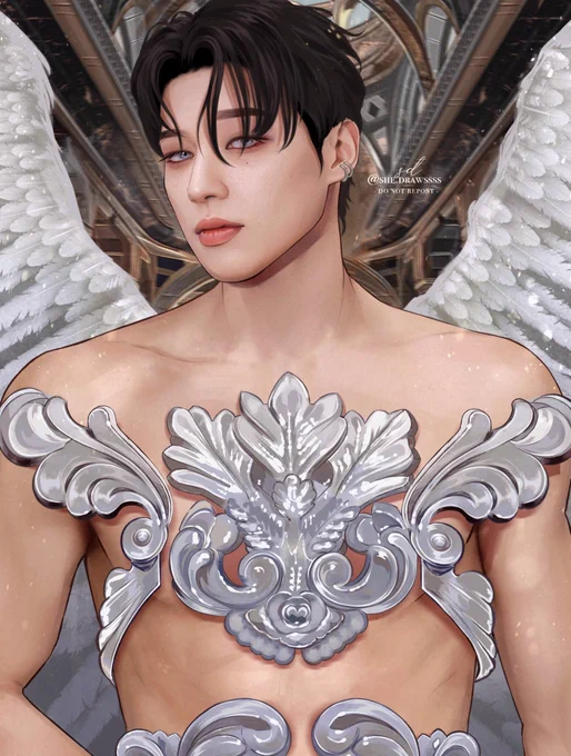 Jung Wooyoung for Dolce&amp;Gabbana #ATEEZ #ATEEZfanart #WOOYOUNG #DOLCEGABBANA   