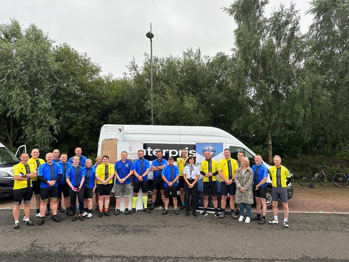 Well done to all Scottish colleagues taking part in the Police Unity Tour in aid of <a href="/UK_COPS/">COPS</a>