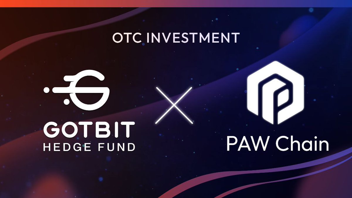 gotbit_io's tweet image. Gotbit is thrilled to announce OTC investment in @PawChain, a revolutionary next-gen blockchain network
Here’s why $wPAW is a standout investment 🧵👇