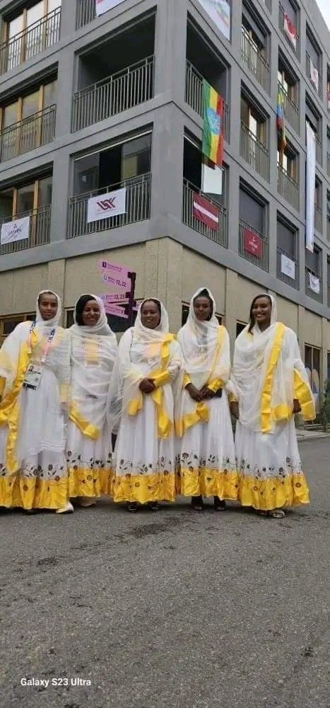 fanatelevision's tweet photo. IN PICTURES: #Ethiopia Olympic Team before the opening ceremony of #ParisOlympics2024 
🇪🇹 https://t.co/0WDQL9GzI1